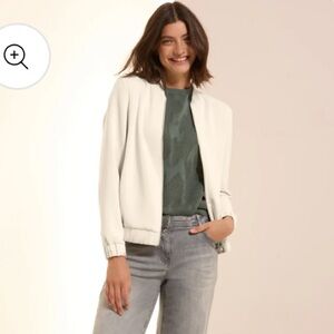 RW&CO. Cream Bomber Jacket